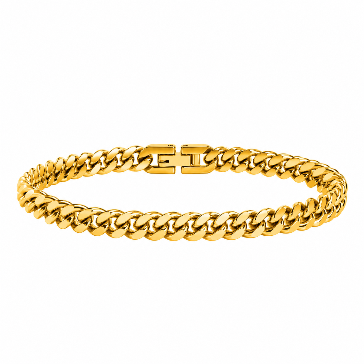 Pulsera Cubana Bold Oro 8MM