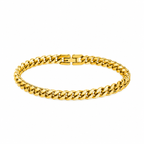 Pulsera Cubana Bold Oro 6MM