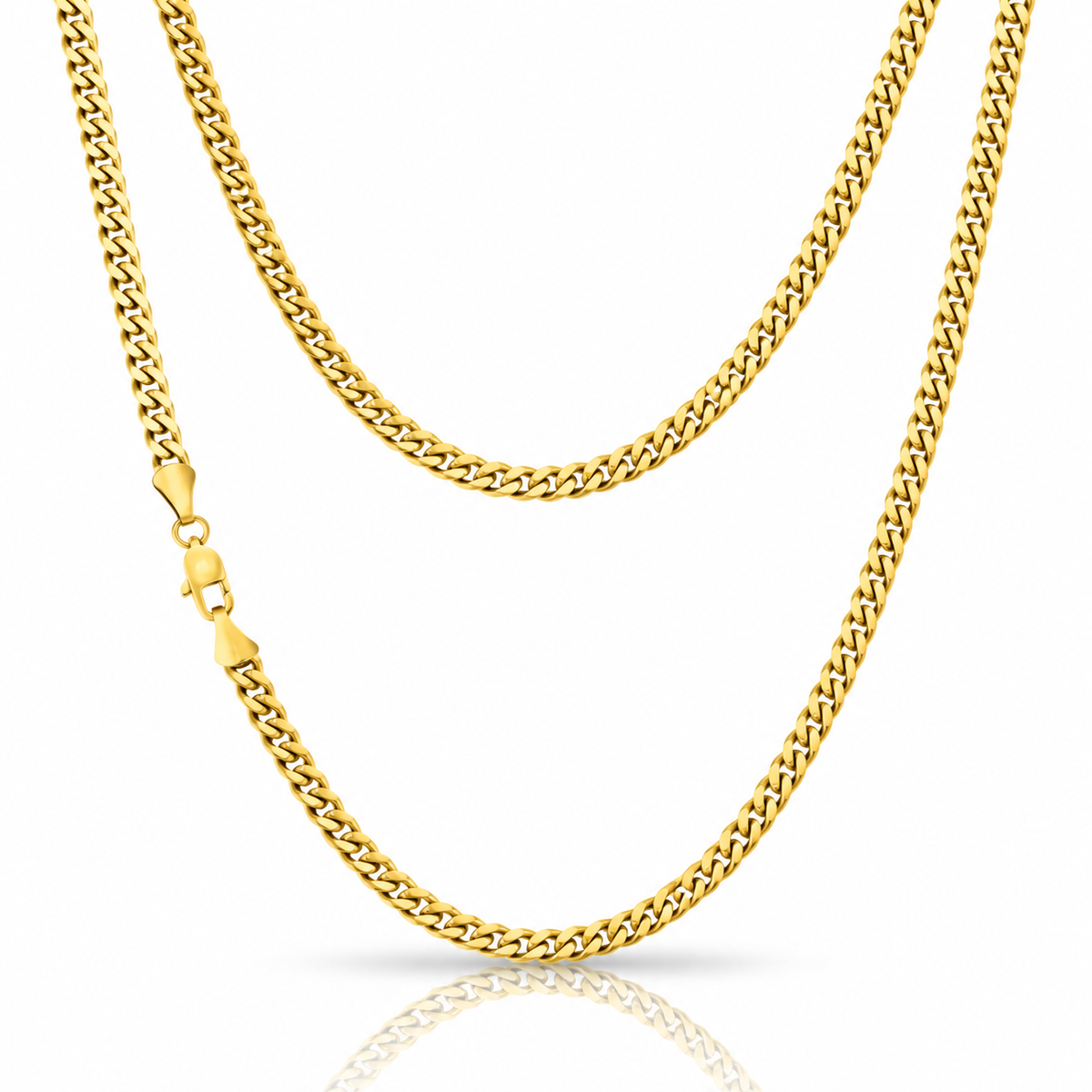 Cadena Miami Cuban Oro 5MM