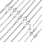Cadena de Plata 925 Eslabón O · Ajustable
