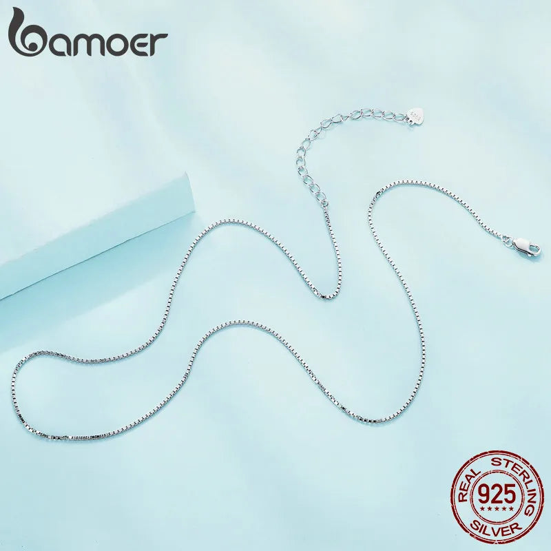 Cadena de Plata 925 Eslabón O · Ajustable
