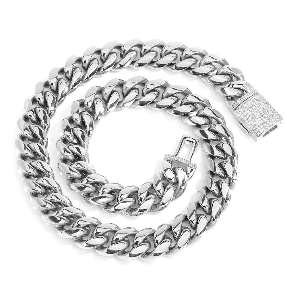 Choker Cubano Iced 18 mm