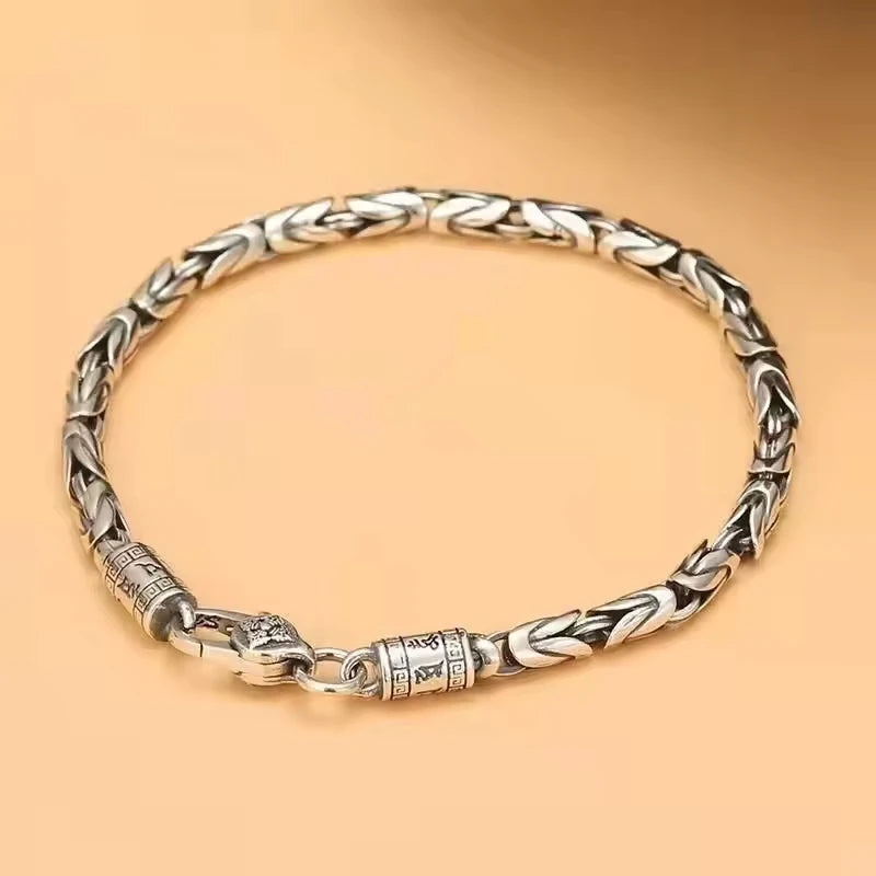 Pulsera de Plata 925 Bambú · 15 g