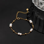 Pulsera de Plata 925 con Perlas Naturales