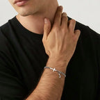 Pulsera Inicial con Cruz · A a la Z