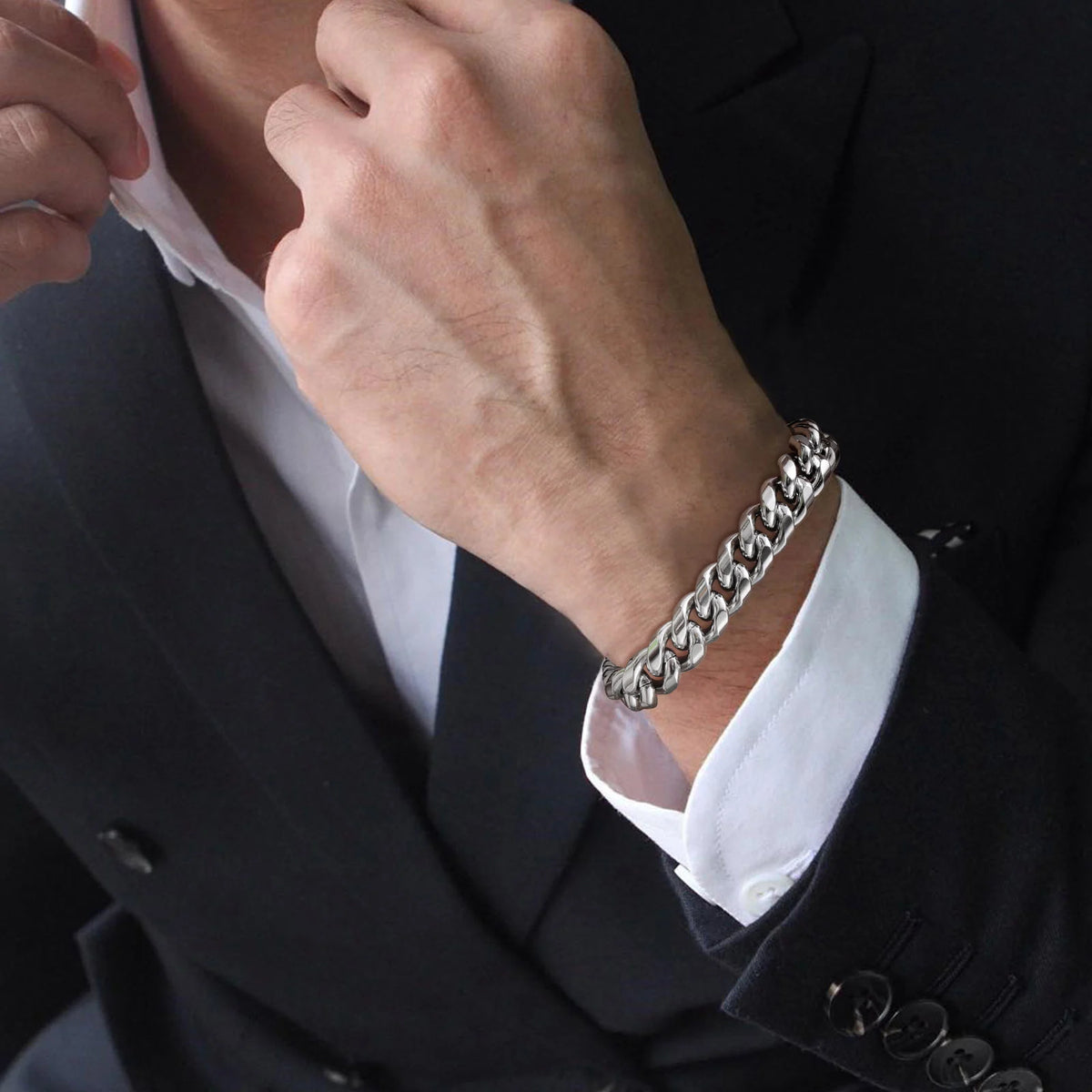 Pulsera Cubana Bold 12MM