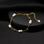 Pulsera de Plata 925 con Perlas Naturales