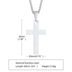 Collar Cruz Signature · 4 Tipos de Cadena
