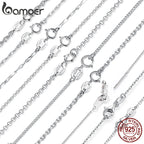 Cadena de Plata 925 Eslabón O · Ajustable