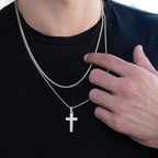 Collar Cruz Signature · 4 Tipos de Cadena