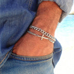 Set 2 Pulseras Cruz y Cubana