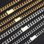 Cadena Cubana Broche ID 6 y 8 mm