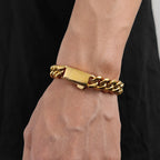 Cadena Cubana Broche ID 6 y 8 mm
