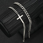 Set 2 Pulseras Cruz y Cubana