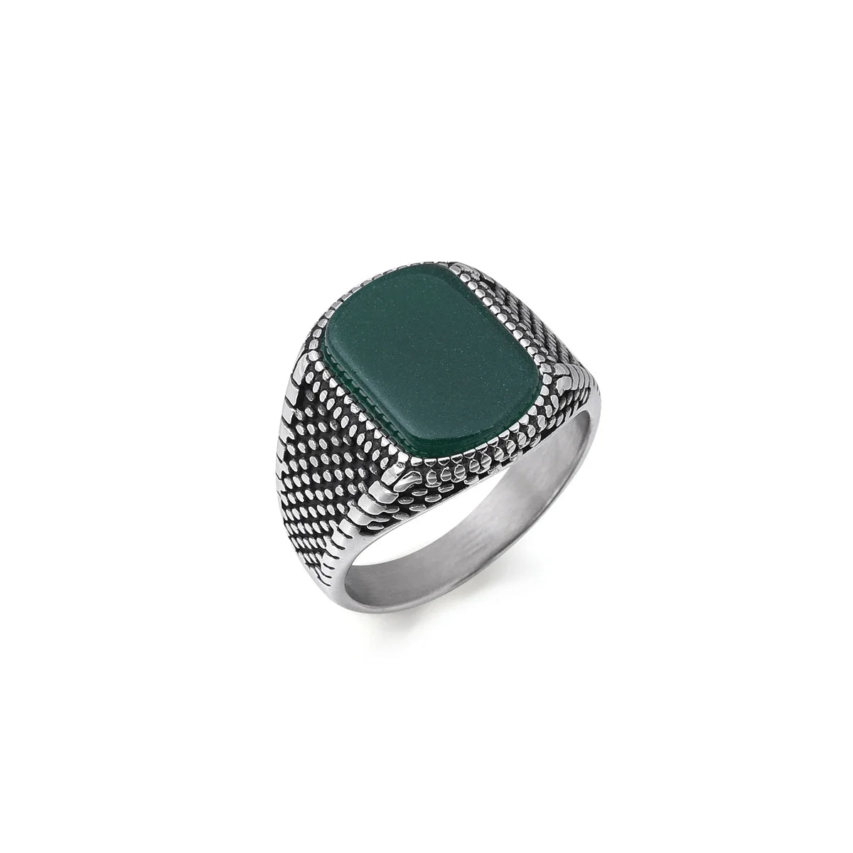Anillo Sello Ónix Vintage