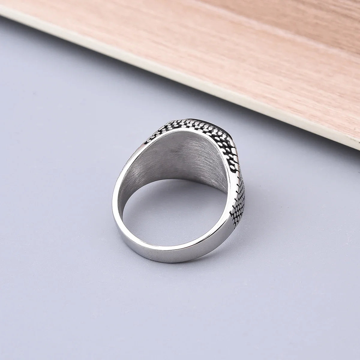 Anillo Sello Ónix Vintage