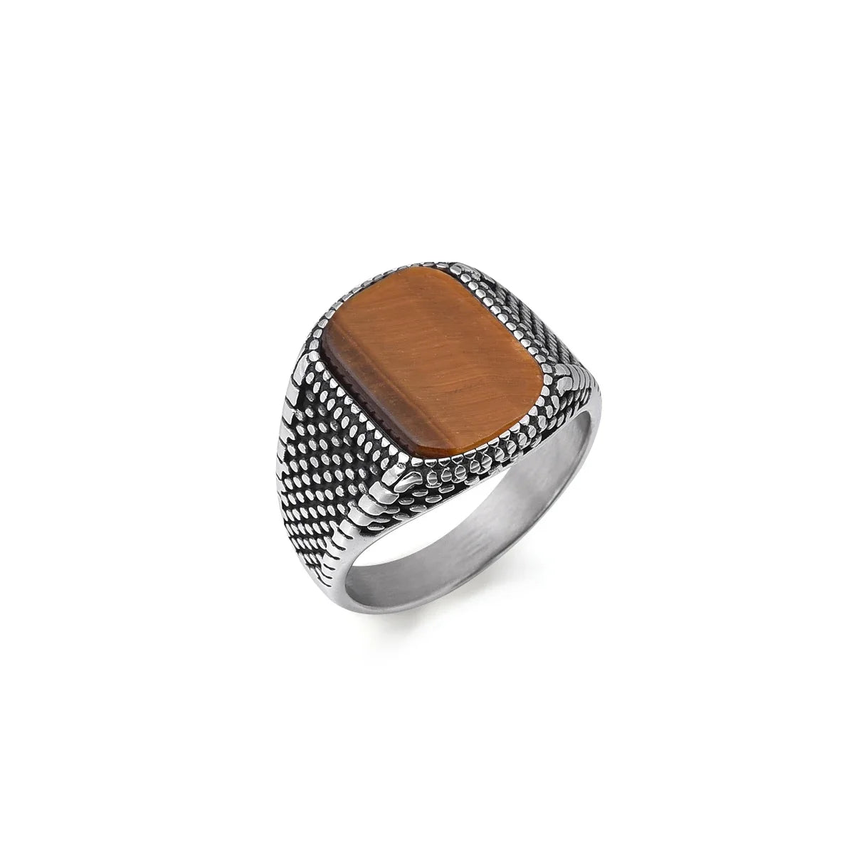 Anillo Sello Ónix Vintage