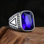 Anillo Sello Delta · 15 Piedras
