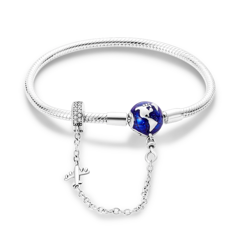 Pulsera de Plata 925 con Charms · 10 Diseños