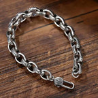 Pulsera de Plata 925 Mantra Tibetano