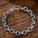Pulsera de Plata 925 Mantra Tibetano