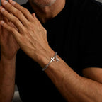 Pulsera Inicial con Cruz · A a la Z