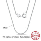 Cadena de Plata 925 Básica · 8 Estilos
