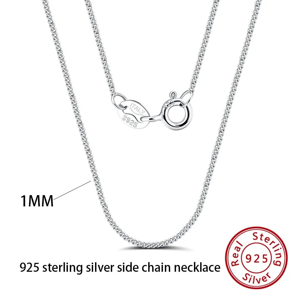 Cadena de Plata 925 Básica · 8 Estilos