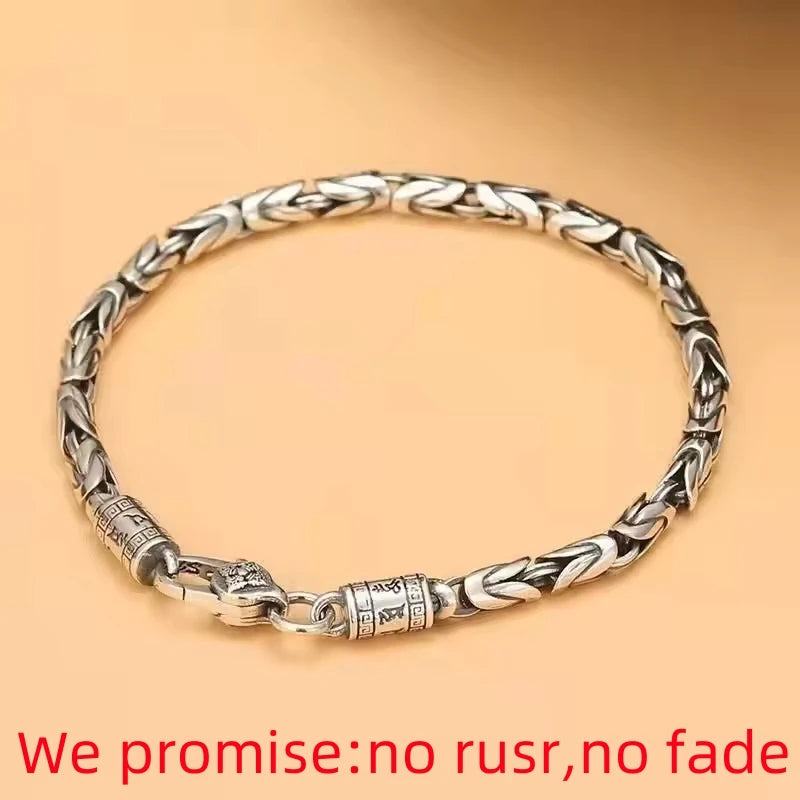 Pulsera de Plata 925 Bambú · 15 g