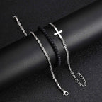 Set de 3 Pulseras Cruz