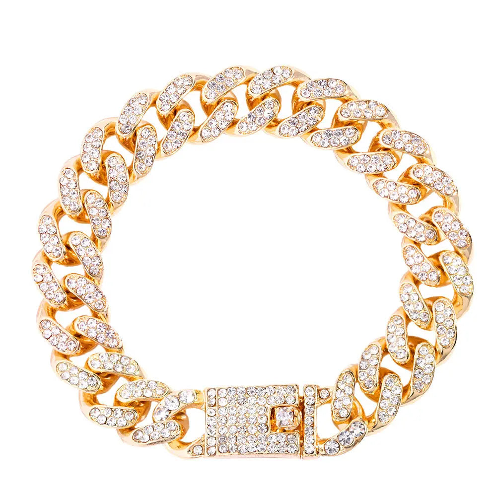 Pulsera Cubana Pavé · 13 Estilos