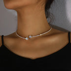 Collar Minimalista con Dije · 9 Diseños