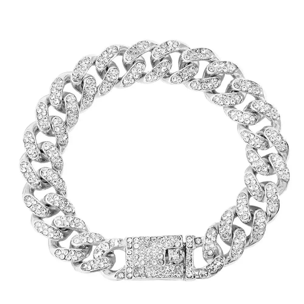 Pulsera Cubana Pavé · 13 Estilos