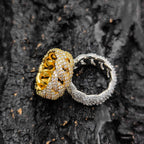 Anillo Cubano Iced con Circones