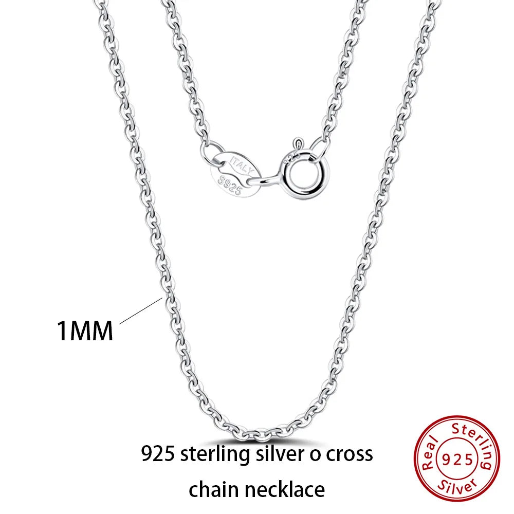 Cadena de Plata 925 Básica · 8 Estilos