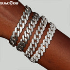 Pulsera Cubana Pavé · 13 Estilos