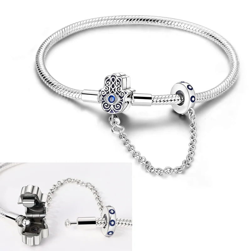 Pulsera de Plata 925 con Charms · 10 Diseños