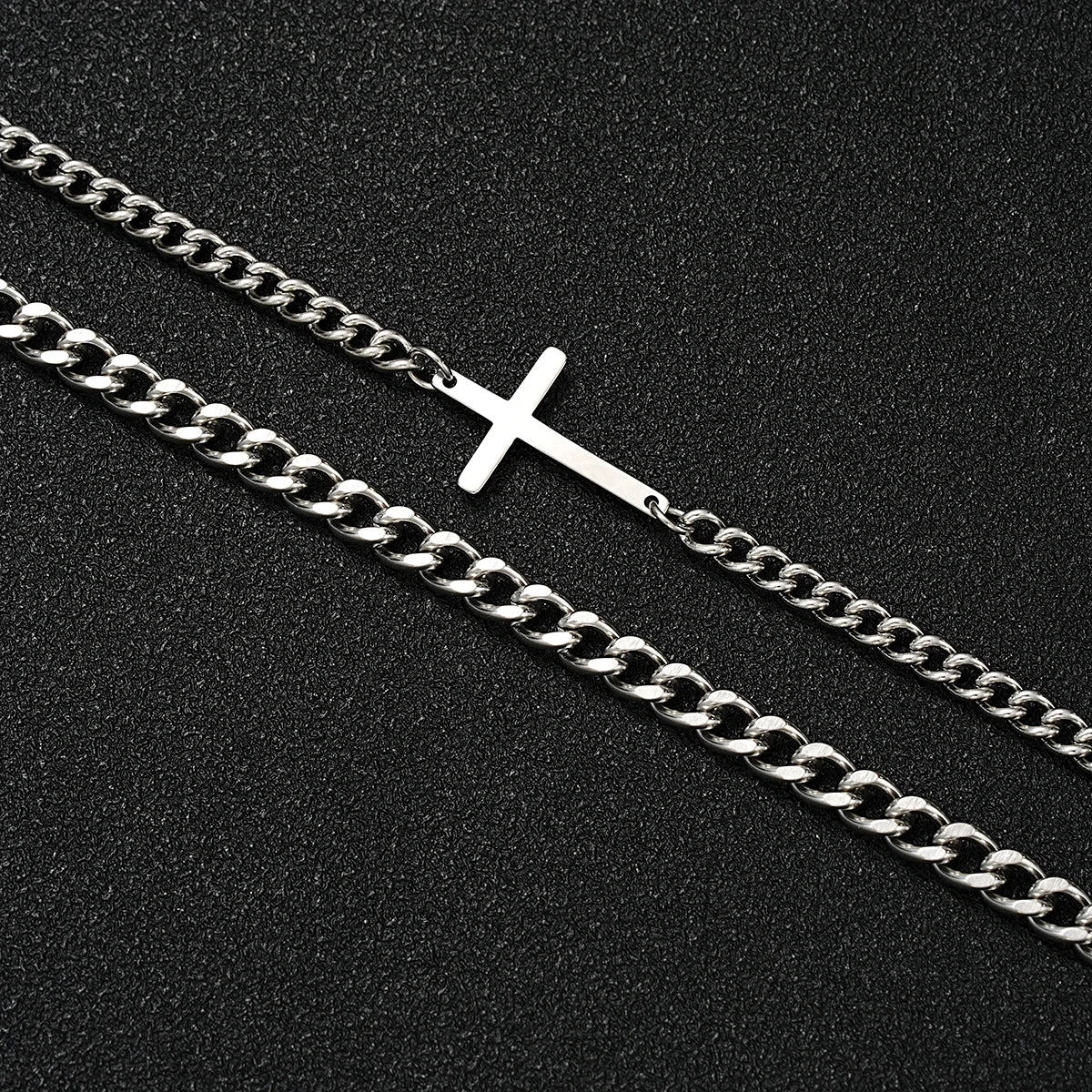 Set 2 Pulseras Cruz y Cubana