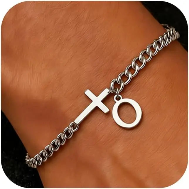 Pulsera Inicial con Cruz · A a la Z