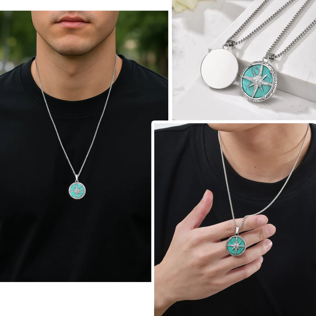 Colgante Piedra Turquesa · 10 Diseños