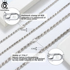 Cadena de Plata 925 · 8 Eslabones