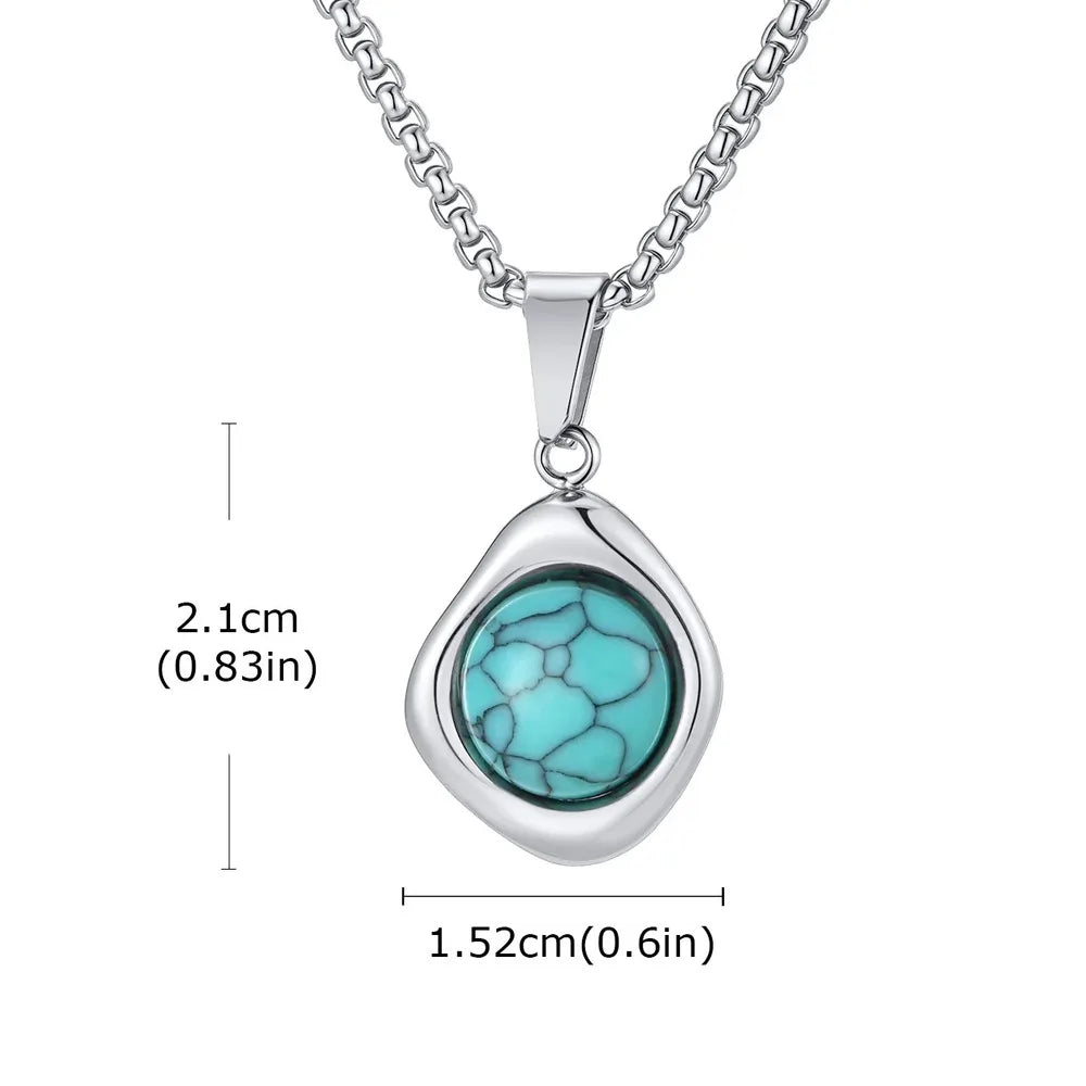 Colgante Piedra Turquesa · 10 Diseños