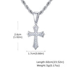 Collar Cruz Fleur de Lis